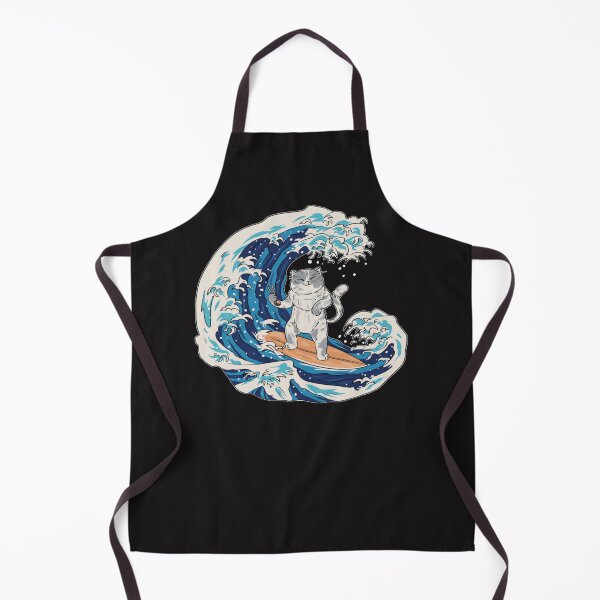 Artikelvorschau, Japanese Wave Surfing Cat   entworfen und verkauft von AbdallahBaster.