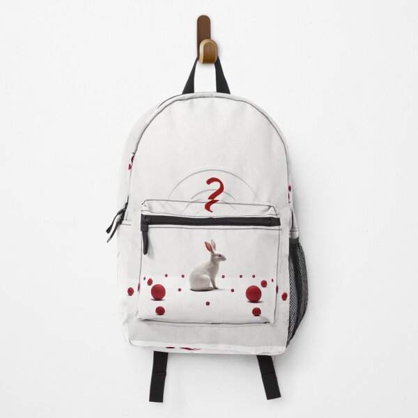 Item preview, crane, rabbit, white, wide, red dot, problem, question designed and sold by Amser77.