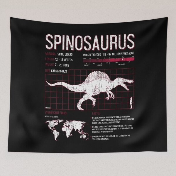 Item preview, Spinosaurus Dinosaur Fun Facts Science  	 designed and sold by ochfpkenbor17.