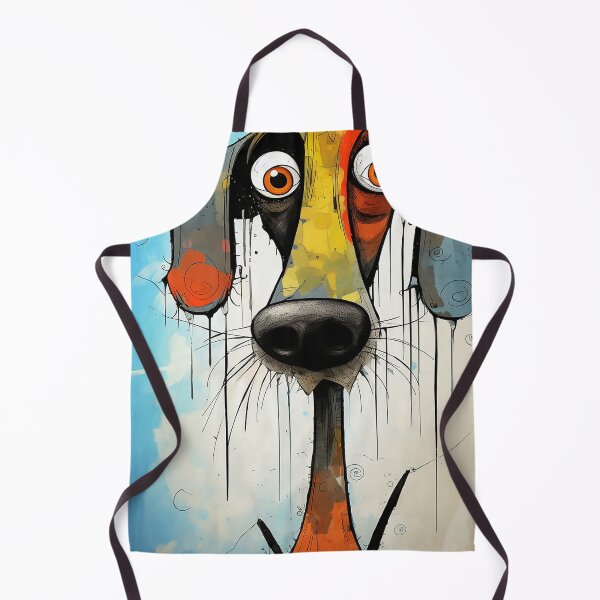 Item preview, Cute dog painting designed and sold by WallWhimsyWorks.