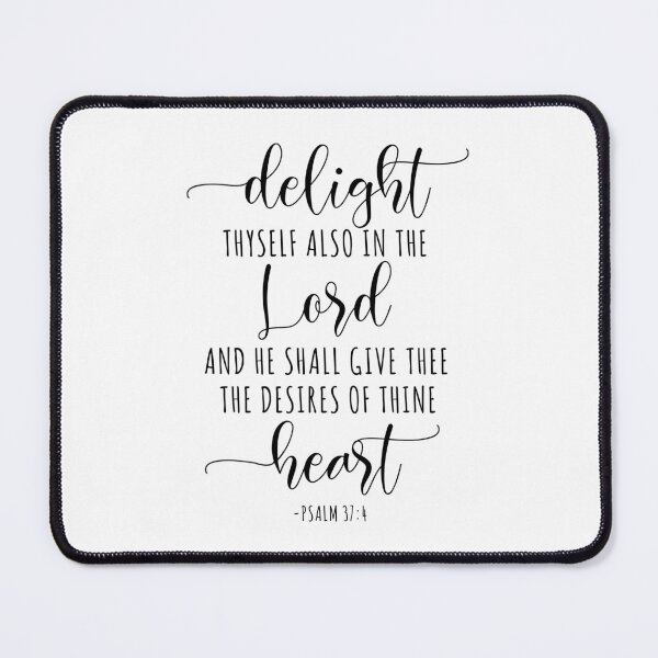 Item preview, Psalm 37:4 KJV - Black designed and sold by amazingjoy.