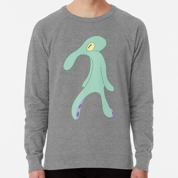 Dolphin spongebob Lightweight Sweatshirt for Sale by yellowwpaint Redbubble