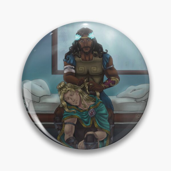 Item preview, Patroclus braiding Achilles Hair designed and sold by KoolKat379.