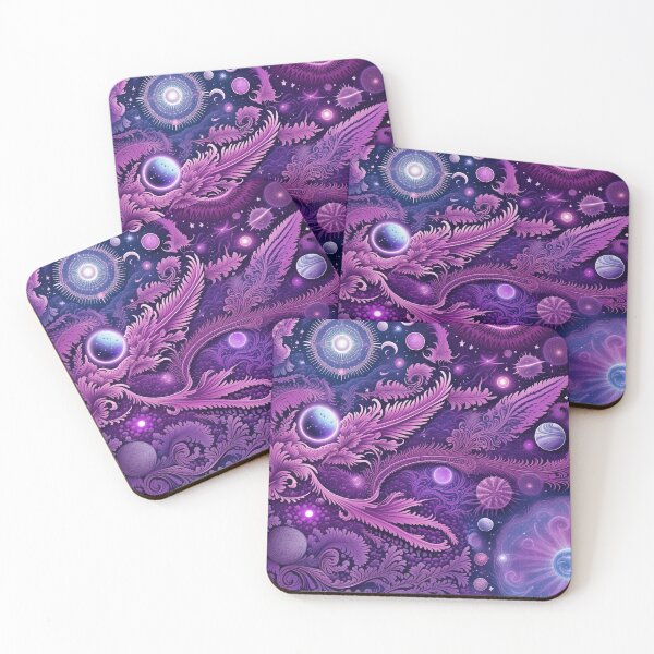 Item preview, Other Worldly Designs- nebulas, stars, galaxies, planets with feathers  designed and sold by BirdsnStuff.