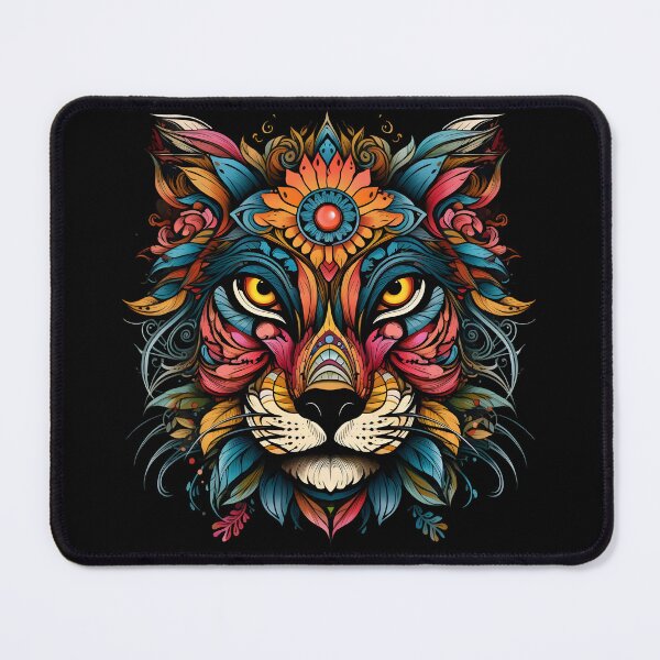 Item preview, Tiger face art, colorful, tiger lovers no.2 designed and sold by KAMESUN.