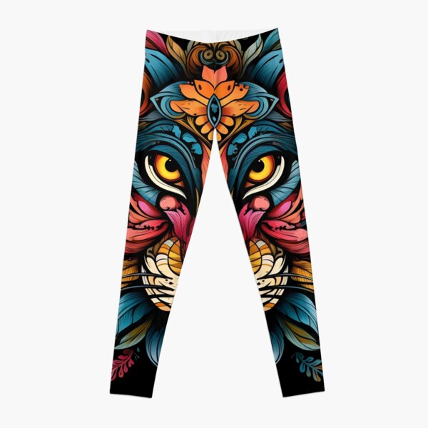 Tiger clearance face leggings