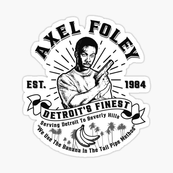 Vista previa del artículo con la obra «Los mejores de Axel Foley Detroit», diseñado y vendido por Alema Art.