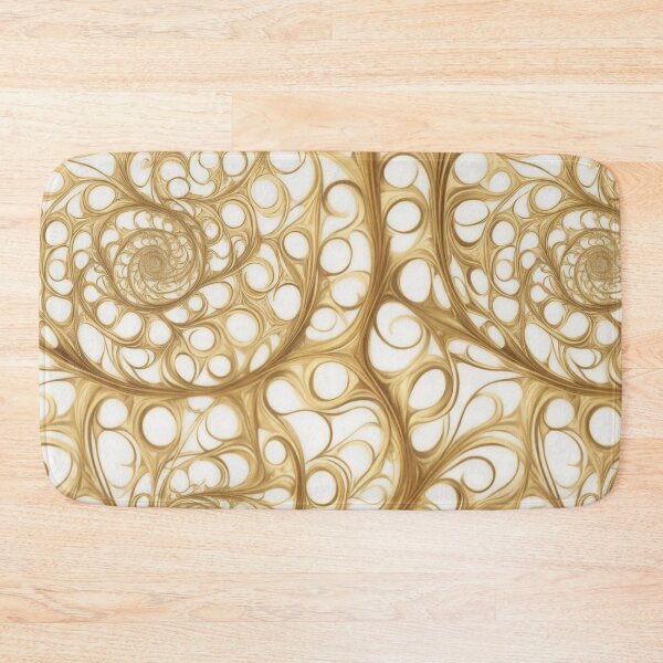 Item preview, Golden Fibonacci spiral pattern designed and sold by CoolPixels.