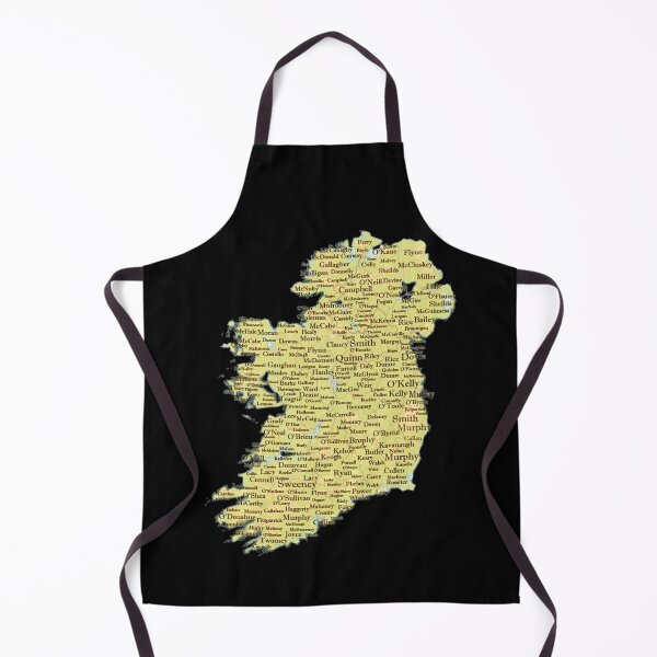 Item preview, Ireland Surnames Map Irish Family Names designed and sold by OliDesigns.