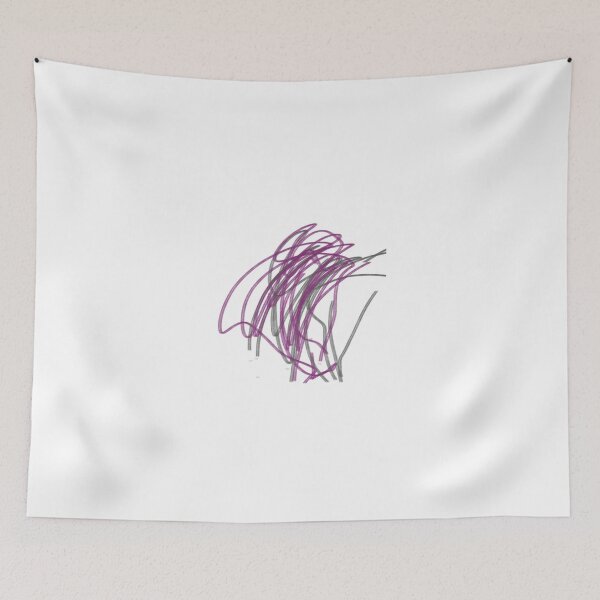 Item preview, Abstract purple lines painting- calming designed and sold by MsRedFox.