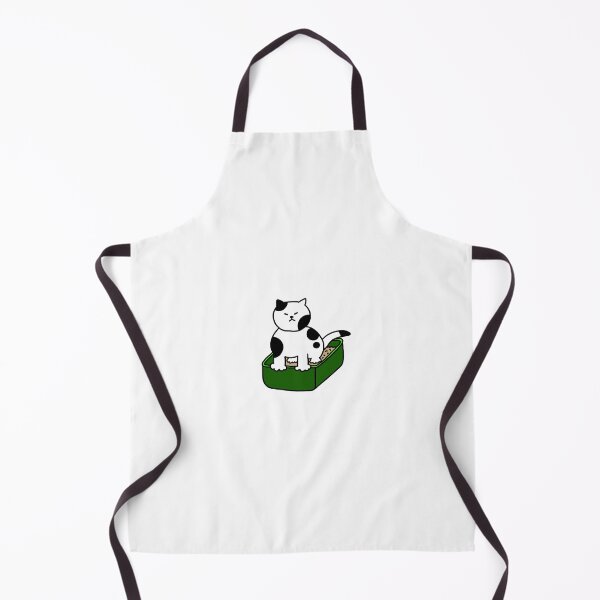 Item preview, a Cat in the litter box designed and sold by superbaechoo.