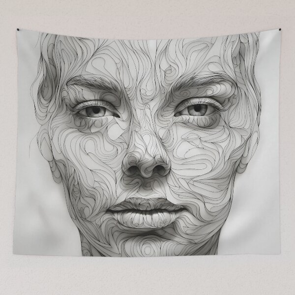 Item preview, Line Drawing of Woman designed and sold by dcrc.