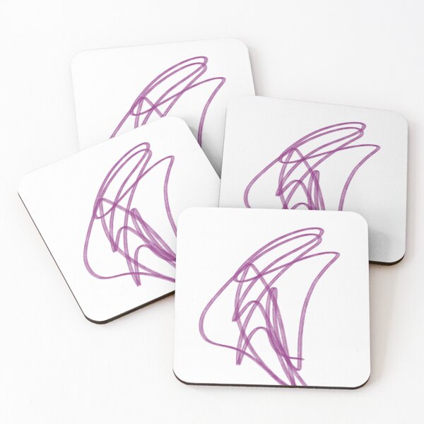 Item preview, Abstract purple lines painting- calming designed and sold by MsRedFox.
