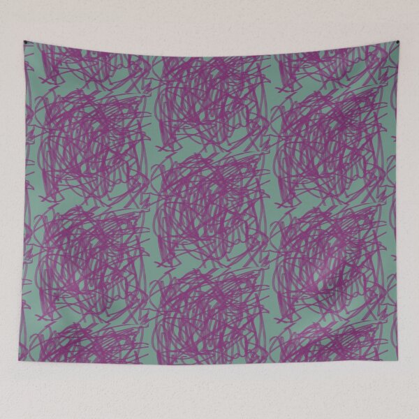Item preview, Abstract lilac drawing, decoration designed and sold by MsRedFox.