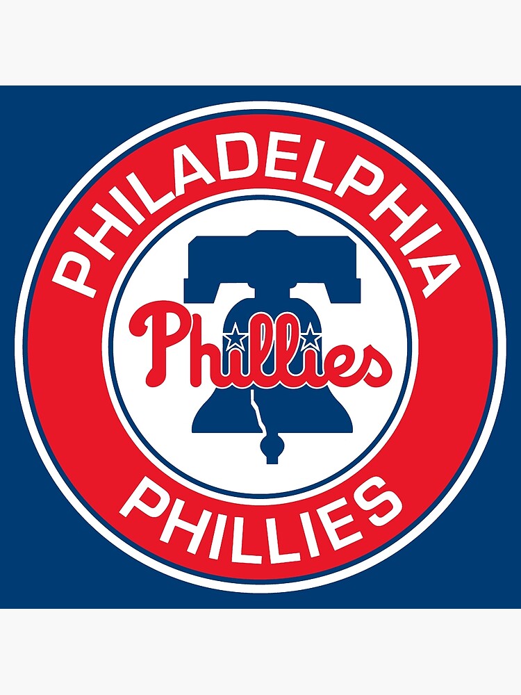 Phillies Philadelphia Phillies Blue Baby Wordmark One Piece