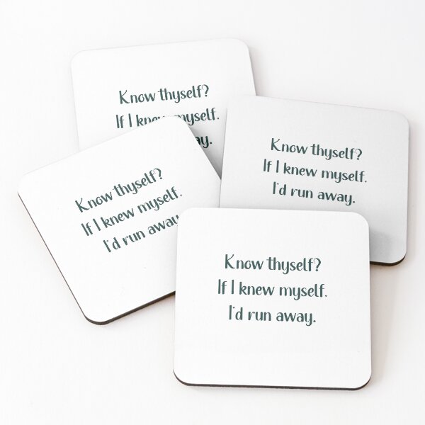 Item preview, Goethe's Self-Reflection Quote Design designed and sold by wordartistry.