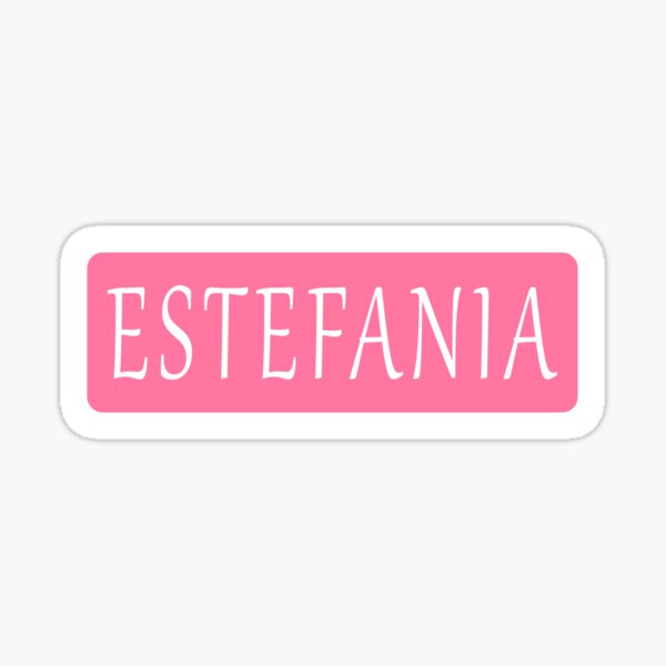 Pegatina for Sale con la obra «Nombre Pegatina for Sale con la obra «Nombre