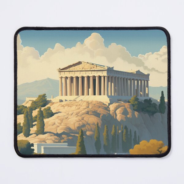 Item preview, A Vintage Travel Illustration of Athens - Greece designed and sold by GoodOldVintage.