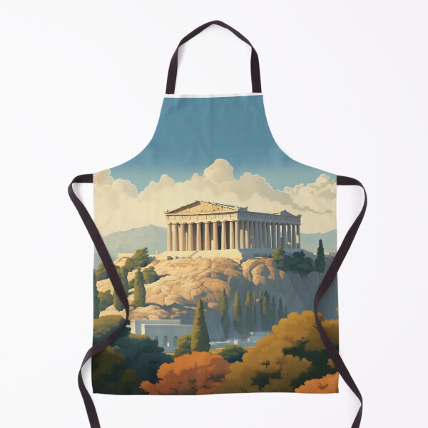 Artikelvorschau, Eine Vintage-Reiseillustration von Athen - Griechenland entworfen und verkauft von GoodOldVintage.
