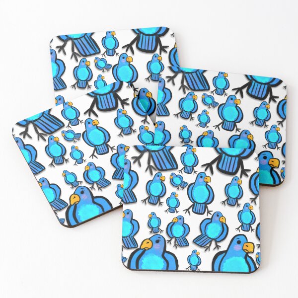 Item preview, Blue birds  designed and sold by ookaiyah.