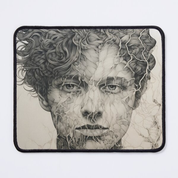 Item preview, Abstract Line Drawing of a Man designed and sold by dcrc.