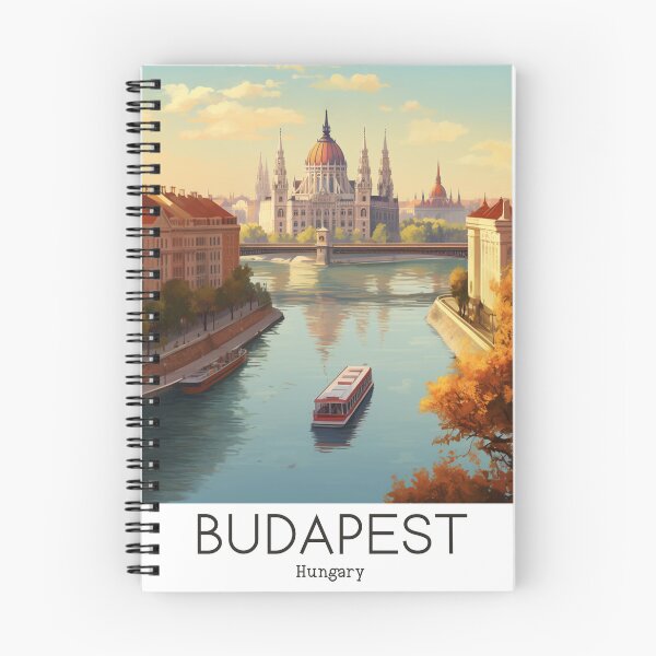 Item preview, A Vintage Travel Illustration of Budapest - Hungary designed and sold by GoodOldVintage.