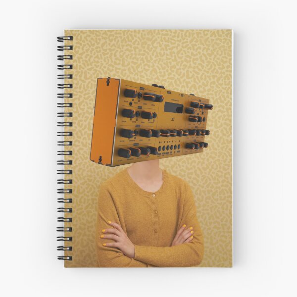 Item preview, Synth-head lady in yellow and orange designed and sold by trianglecore.