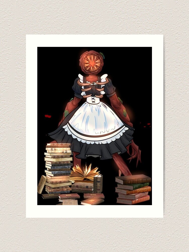 Figure in dress, roblox doors  Art Print by doorzz