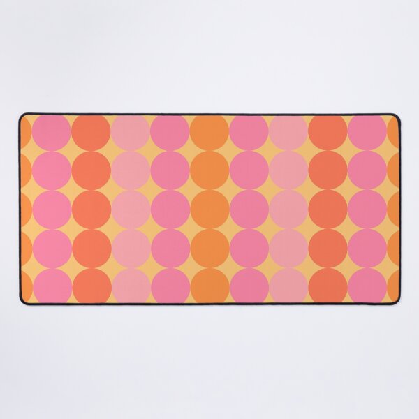 Item preview, Dotty Stripes Mod Dot Retro Modern Pattern Pink Orange Yellow designed and sold by kierkegaard.