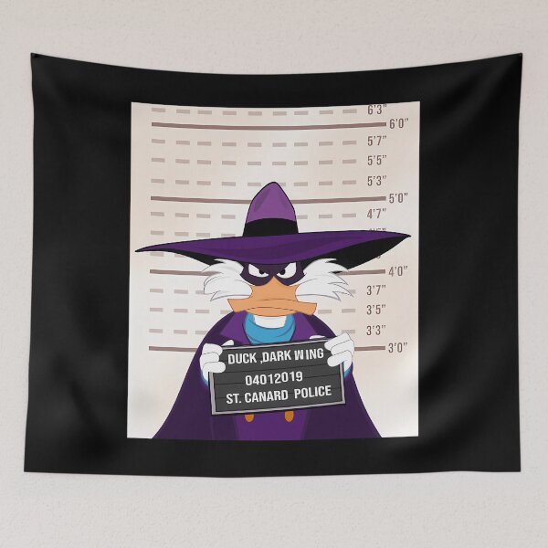Item preview, Duck Darkwing Mugshot designed and sold by LCHStyle.