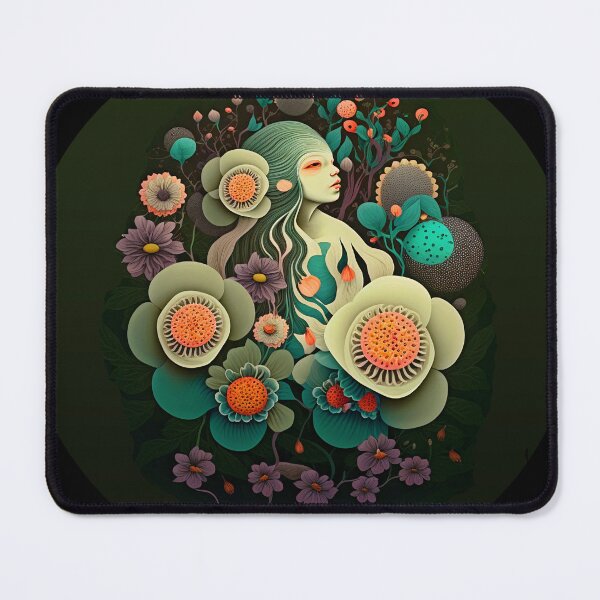 Item preview, Flower power woman beautiful designed and sold by badbug.