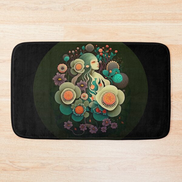 Item preview, Flower power woman beautiful designed and sold by badbug.