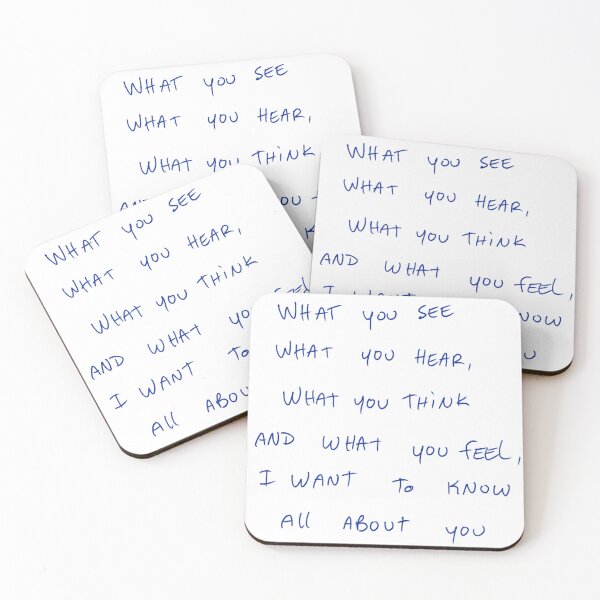 Item preview, What You See, What You Hear, What You Think And What You Feel, I Want To Know All About You designed and sold by DreamersSoul.