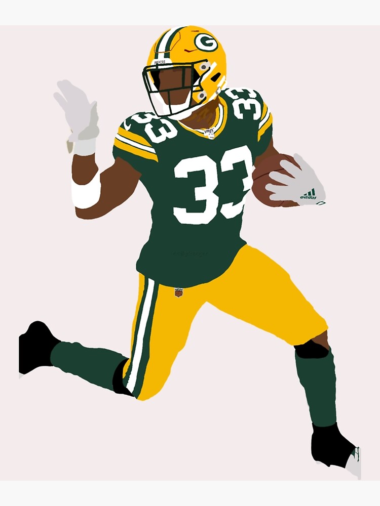 Aaron Jones Green Bay Packers Sombrero Poster For Sale By