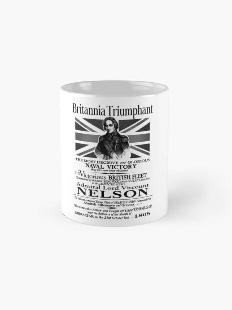 Admiral Nelson clownfish England Expects Mug – Napoleonic Impressions