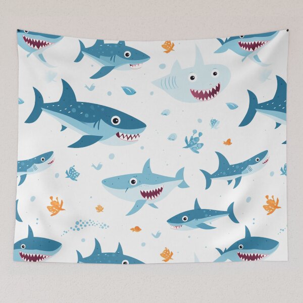 Item preview, Mischievous shark V1  designed and sold by SnickerandSnarl.