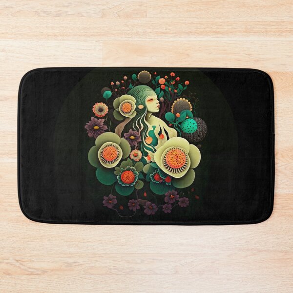 Item preview, cool flower power woman beautiful designed and sold by badbug.