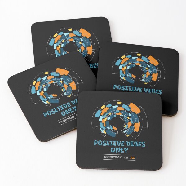 Item preview, Positive Vibes Only - Courtesy of AI designed and sold by ShubhankarK.