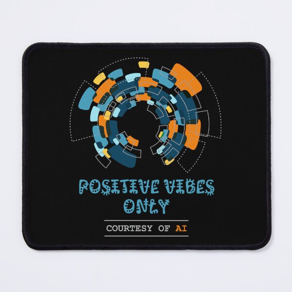 Item preview, Positive Vibes Only - Courtesy of AI designed and sold by ShubhankarK.