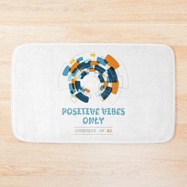 Item preview, Positive Vibes Only - Courtesy of AI designed and sold by ShubhankarK.