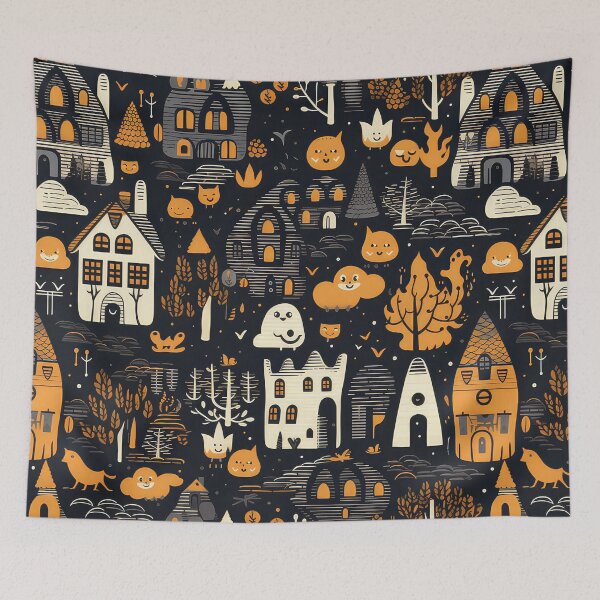 Item preview, Halloweentown Enchantment Pattern designed and sold by Pixel  Playground.