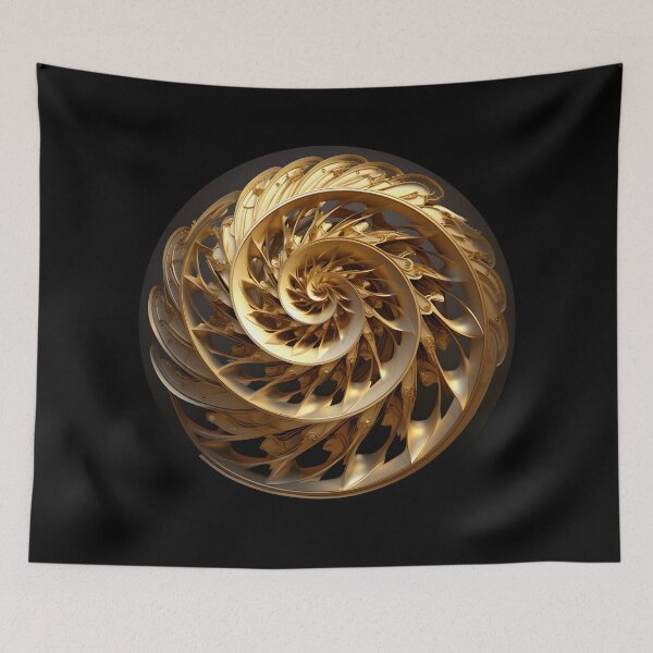 Item preview, fibonacci fractal designed and sold by Beyond The Veil.
