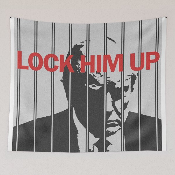 Item preview, Donald Trump Lock Him Up designed and sold by newton-graphics.