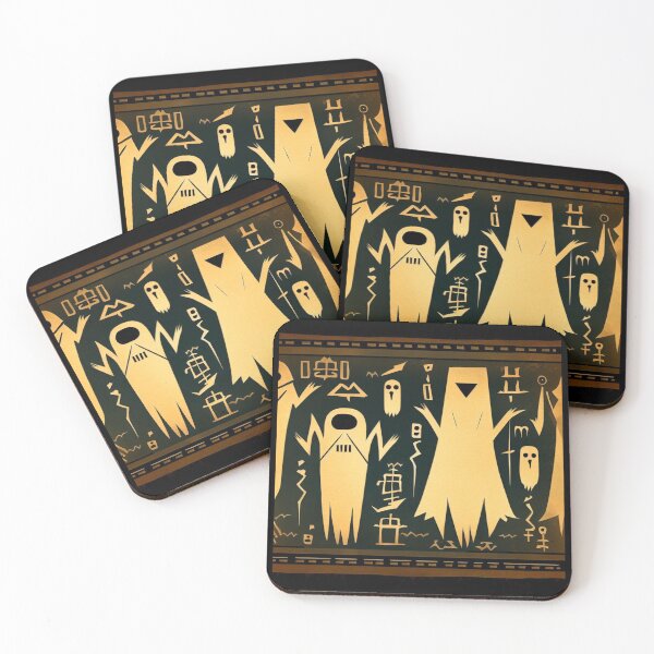 Item preview, Fantasy Egyptian Ghosts Halloween 3 designed and sold by CrankyOldDude.