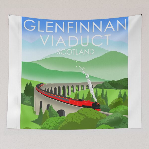 Item preview, Glenfinnan Viaduct, Scotland designed and sold by Omega Art.