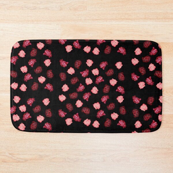Item preview, Small colorful roses on black designed and sold by FlowerandDesing.