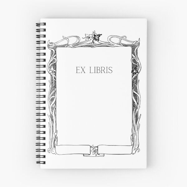 Item preview, Art Noveau Lilies Frame Ex Libris  designed and sold by Roaming  the Greenwood.