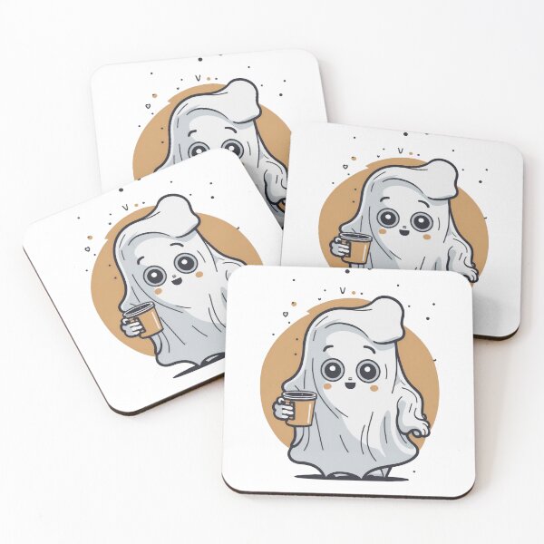 Item preview, ghost with coffee designed and sold by jkrphoto.