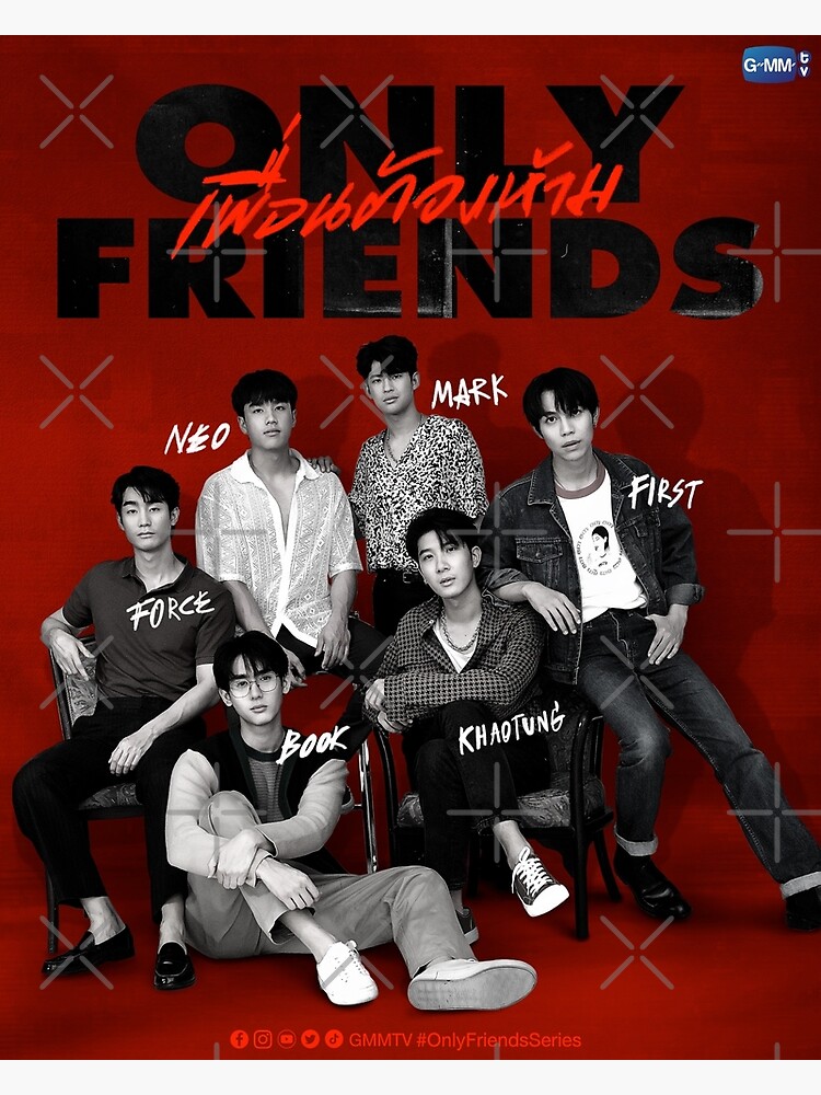 GMMTV ONLY FRIENDS ポスター 直筆サイン入り Only Friends 2023 BL SERIES thai เพื่อนต้องห้าม 