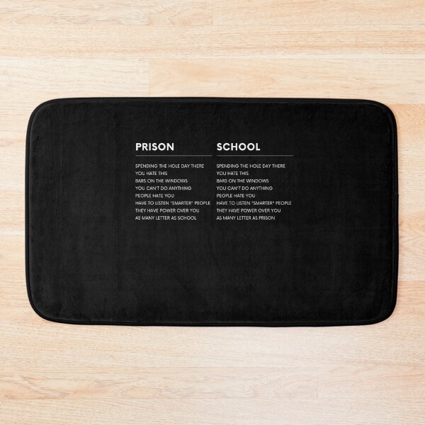 Item preview, School is Like a Prison designed and sold by Lab4YourStyle.